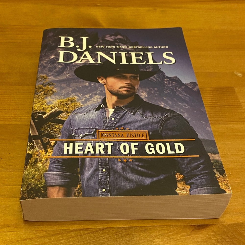 Book 3 of 3 Montana Justice Heart of Gold by B.J. Daniels Paperback Book Edition